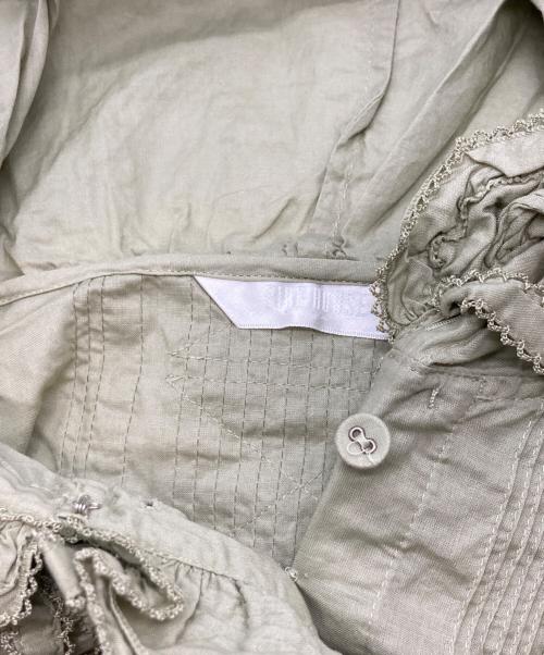 PINK HOUSE（ピンクハウス）PINK HOUSE (ピンクハウス) フリルブラウス/ピンクハウス/P019KFB10 B グリーン サイズ:Freeの古着・服飾アイテム