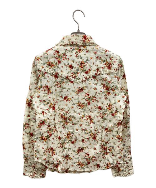 PINK HOUSE（ピンクハウス）PINK HOUSE (ピンクハウス) 花柄ウエスタンシャツ/ピンクハウス ホワイト×レッド サイズ:Ｍの古着・服飾アイテム