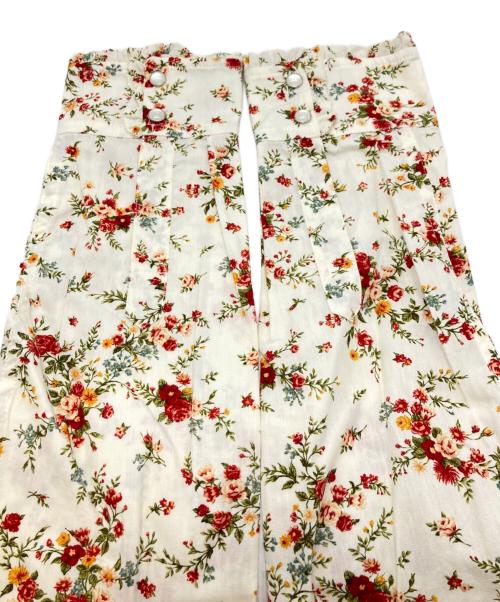 PINK HOUSE（ピンクハウス）PINK HOUSE (ピンクハウス) 花柄ウエスタンシャツ/ピンクハウス ホワイト×レッド サイズ:Ｍの古着・服飾アイテム