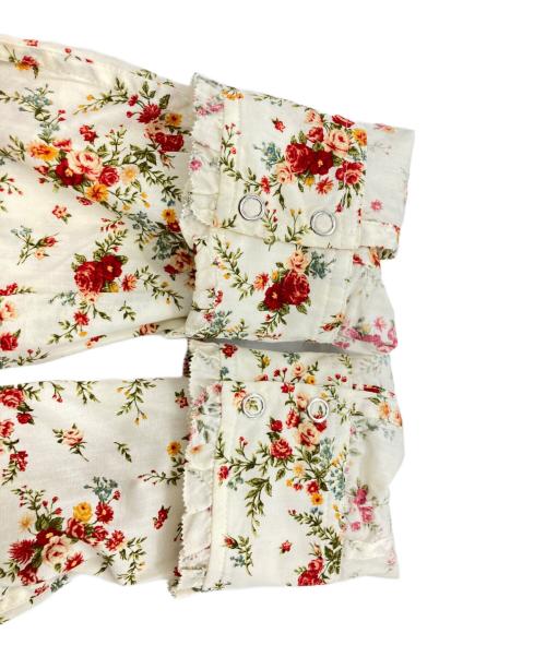 PINK HOUSE（ピンクハウス）PINK HOUSE (ピンクハウス) 花柄ウエスタンシャツ/ピンクハウス ホワイト×レッド サイズ:Ｍの古着・服飾アイテム