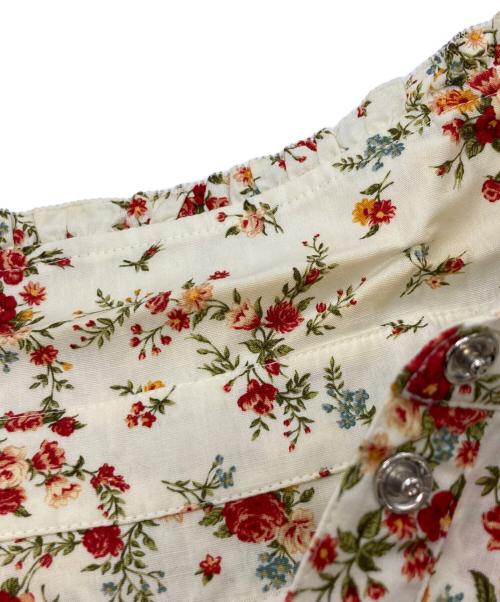 PINK HOUSE（ピンクハウス）PINK HOUSE (ピンクハウス) 花柄ウエスタンシャツ/ピンクハウス ホワイト×レッド サイズ:Ｍの古着・服飾アイテム