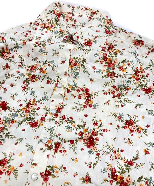 PINK HOUSE（ピンクハウス）PINK HOUSE (ピンクハウス) 花柄ウエスタンシャツ/ピンクハウス ホワイト×レッド サイズ:Ｍの古着・服飾アイテム
