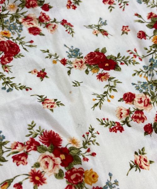 PINK HOUSE（ピンクハウス）PINK HOUSE (ピンクハウス) 花柄ウエスタンシャツ/ピンクハウス ホワイト×レッド サイズ:Ｍの古着・服飾アイテム