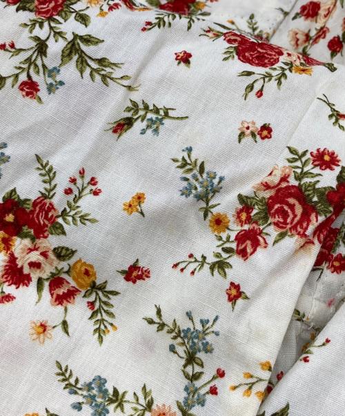 PINK HOUSE（ピンクハウス）PINK HOUSE (ピンクハウス) 花柄ウエスタンシャツ/ピンクハウス ホワイト×レッド サイズ:Ｍの古着・服飾アイテム