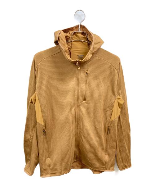 SALOMON（サロモン）SALOMON (サロモン) ジップパーカー/サロモン ベージュ サイズ:Lの古着・服飾アイテム