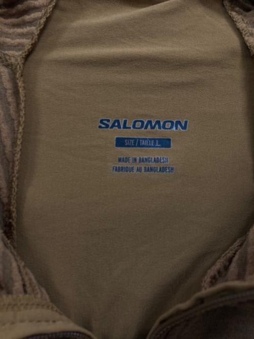 SALOMON（サロモン）SALOMON (サロモン) ジップパーカー/サロモン ベージュ サイズ:Lの古着・服飾アイテム