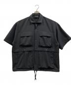 NEW BALANCEニューバランス）の古着「MET24 Open Collar Shirts/AMT45006」｜グレー