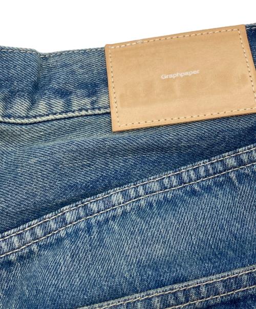 Graphpaper（グラフペーパー）Graphpaper (グラフペーパー) SELVAGE DENIM FIVE POCKET WIDE STRAIGHT PANTS/グラフペーパー/GM231-40103DB/23SS インディゴ サイズ:2の古着・服飾アイテム
