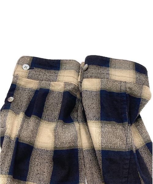 SUGARHILL（シュガーヒル）SUGARHILL (シュガーヒル) Ombre Open-Collar Shirt/22AWSH01 ベージュ×ネイビー サイズ:Lの古着・服飾アイテム