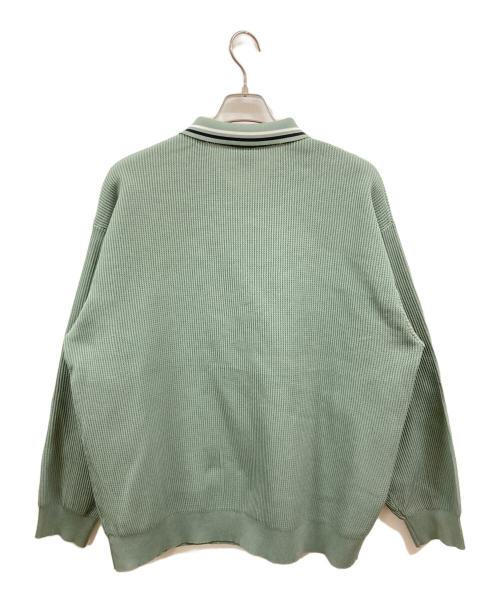 HUF（ハフ）HUF (ハフ) CROWN ZIP POLO/ハフ/23AW グリーン サイズ:XLの古着・服飾アイテム