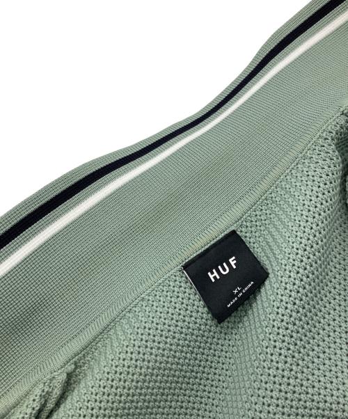 HUF（ハフ）HUF (ハフ) CROWN ZIP POLO/ハフ/23AW グリーン サイズ:XLの古着・服飾アイテム