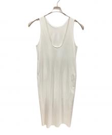 GALLARDA GALANTE（ガリャルダガランテ）の古着「ストレッチマキシワンピース/ガリャルダガランテ/GGZ1041109A0009」｜ホワイト