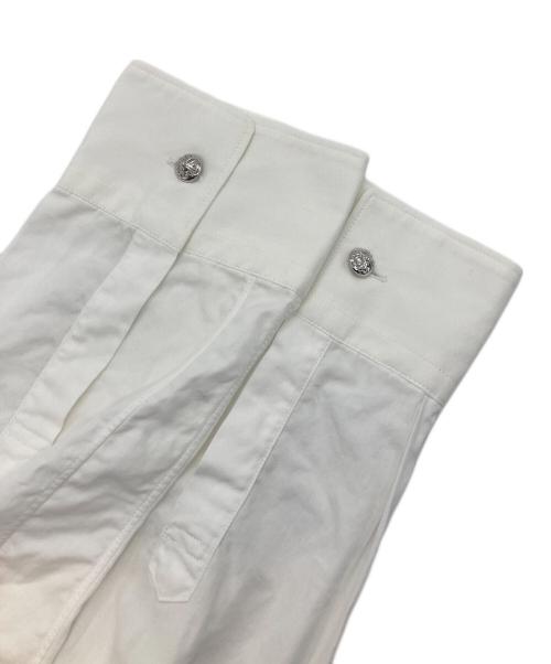 CHROME HEARTS（クロムハーツ）CHROME HEARTS (クロムハーツ) COMME des GARCONS (コムデギャルソン) クロスボールボタンシャツ/ZI-B025/クロムハーツ/コムデギャルソン ホワイト サイズ:Mの古着・服飾アイテム