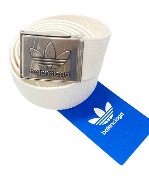 adidas（アディダス）adidas (アディダス) BALENCIAGA (バレンシアガ) スケーターベルト ホワイト サイズ:表記無しの古着・服飾アイテム