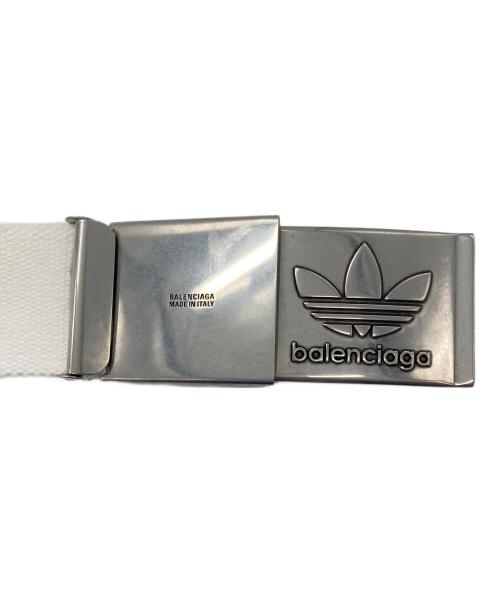 adidas（アディダス）adidas (アディダス) BALENCIAGA (バレンシアガ) スケーターベルト ホワイト サイズ:表記無しの古着・服飾アイテム