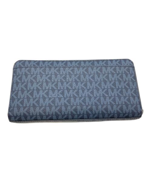 MICHAEL KORS（マイケル・コース）MICHAEL KORS (マイケルコース) 長財布/マイケルコース ネイビー×ホワイトの古着・服飾アイテム