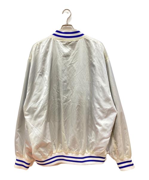 KEBOZ（ケボズ）KEBOZ (ケボズ) スタジャン/ケボズ ホワイト サイズ:XLの古着・服飾アイテム