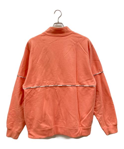 SUPREME（シュプリーム）SUPREME (シュプリーム) Logo Piping Half Zip Sweatshirt オレンジ サイズ:Lの古着・服飾アイテム