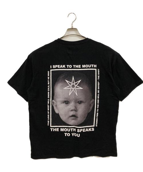 NISHIMOTO IS THE MOUTH（ニシモトイズザマウス）NISHIMOTO IS THE MOUTH (ニシモトイズザマウス) プリントTシャツ/ニシモトイズザマウス ブラック サイズ:Ｌの古着・服飾アイテム