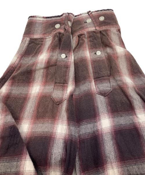 NAUTICA（ノーティカ）NAUTICA (ノーティカ) ダメージ加工シャツ　ノーティカ　243-3021 レッド×ホワイト サイズ:Freeの古着・服飾アイテム