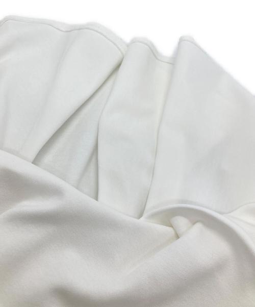 TSURU by MARIKO OIKAWA（ツルバイマリコオイカワ）Tsuru by Mariko Oikawa (ツルバイマリコオイカワ) ペプラム 半袖 ブラウス ホワイト サイズ:36の古着・服飾アイテム