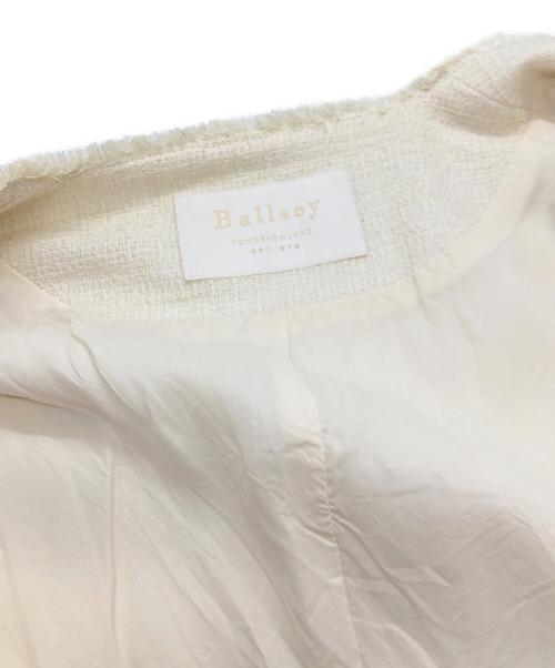 BALLSEY（ボールジィ）BALLSEY (ボールジィ) ライトスラブツイード ショートジレ/ボールジィ/11-07-42-07232 アイボリー サイズ:36の古着・服飾アイテム