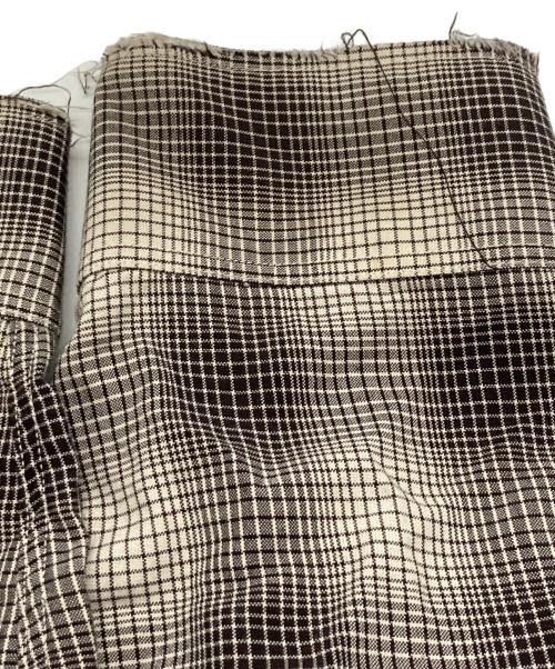 ANCELLM（アンセルム）ANCELLM (アンセルム) OMBRECHECK SHIRT/アンセルム/ANC-SH61-A アイボリー×ブラック サイズ:1の古着・服飾アイテム