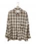 ANCELLM（アンセルム）の古着「OMBRECHECK SHIRT/アンセルム/ANC-SH61-A」｜アイボリー×ブラック