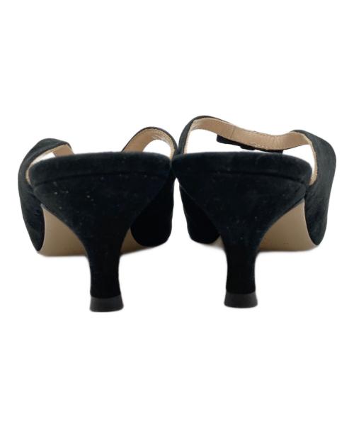 NEBULONIE（ネブローニ）NEBULONIE (ネブローニ) リボンミュール/ネブローニ ブラック サイズ:35の古着・服飾アイテム