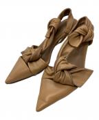 Nicholas Kirkwoodニコラスカークウッド）の古着「リボンミュール/ニコラスカークウッド」｜ベージュ