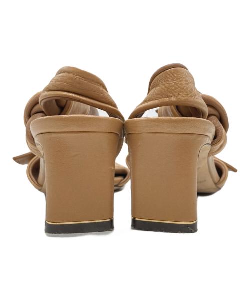 Nicholas Kirkwood（ニコラスカークウッド）Nicholas Kirkwood (ニコラスカークウッド) リボンミュール/ニコラスカークウッド ベージュ サイズ:36の古着・服飾アイテム