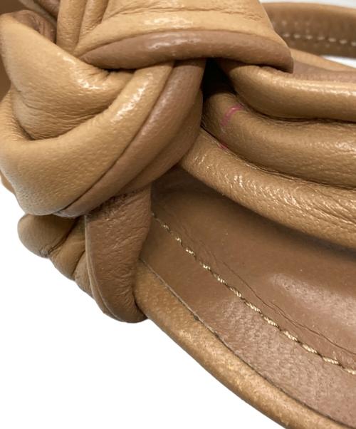 Nicholas Kirkwood（ニコラスカークウッド）Nicholas Kirkwood (ニコラスカークウッド) リボンミュール/ニコラスカークウッド ベージュ サイズ:36の古着・服飾アイテム