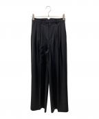 Drawing Numbersドローイングナンバーズ）の古着「センタープレスワイドパンツ/ドローイングナンバーズ/ggz1022102a0001」｜ネイビー