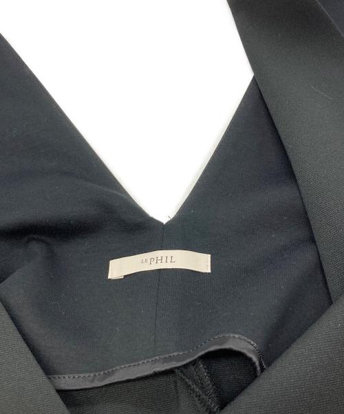 LE PHIL（ル フィル）LE PHIL (ル フィル) スキューバ ジャージー サロペット/ル フィル/534-4940400 ブラック サイズ:1の古着・服飾アイテム