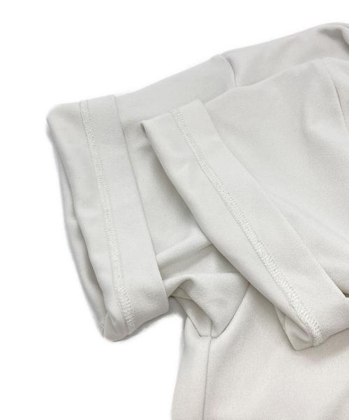 CULLNI（クルニ）CULLNI (クルニ) Rounded-cutting Layered GeorgetteTee/クルニ/23-SS-023 アイボリー サイズ:1の古着・服飾アイテム