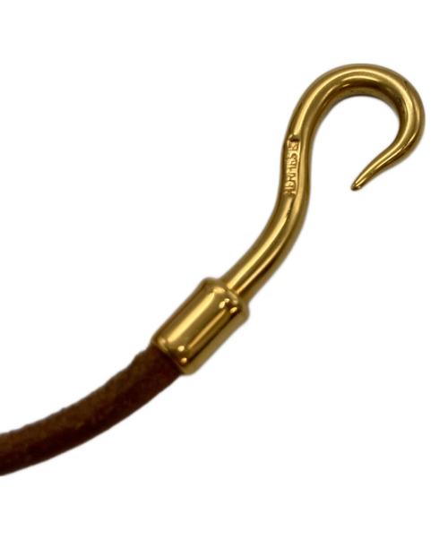 HERMES（エルメス）HERMES (エルメス) ジャンボ2連ブレスレット ブラウンの古着・服飾アイテム