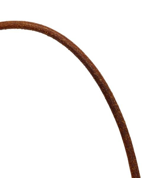 HERMES（エルメス）HERMES (エルメス) ジャンボ2連ブレスレット ブラウンの古着・服飾アイテム