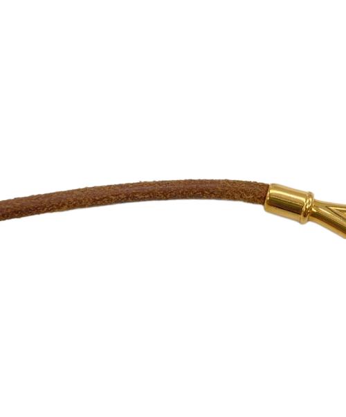 HERMES（エルメス）HERMES (エルメス) ジャンボ2連ブレスレット ブラウンの古着・服飾アイテム