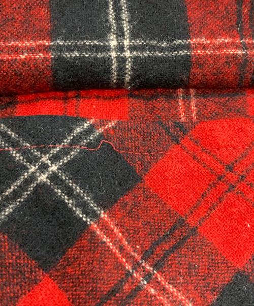 PENDLETON（ペンドルトン）PENDLETON (ペンドルトン) ウールチェックシャツ/ペンドルトン/70's レッド×ブラック サイズ:Ｌの古着・服飾アイテム