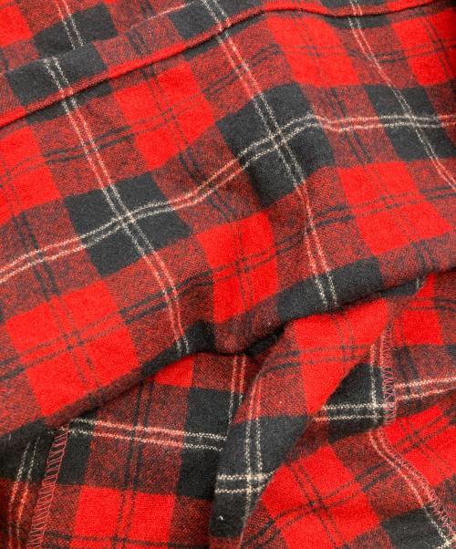 PENDLETON（ペンドルトン）PENDLETON (ペンドルトン) ウールチェックシャツ/ペンドルトン/70's レッド×ブラック サイズ:Ｌの古着・服飾アイテム