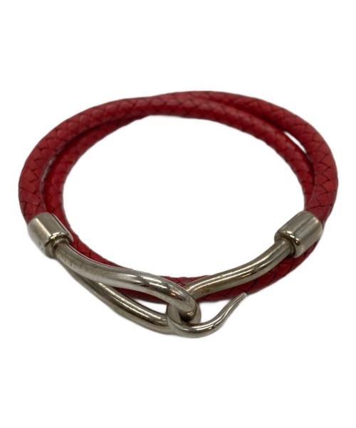 HERMES（エルメス）HERMES (エルメス) ジャンボブレスレット レッドの古着・服飾アイテム