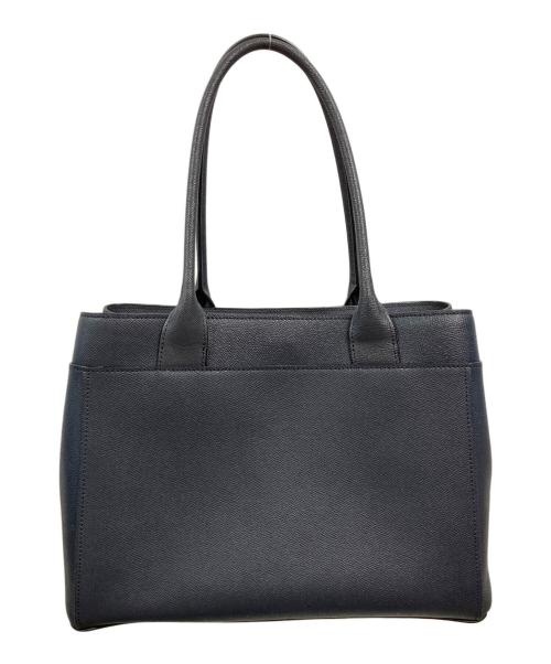 COACH（コーチ）COACH (コーチ) クロスグレインレザー トートバッグ/コーチ/F31474 ネイビーの古着・服飾アイテム