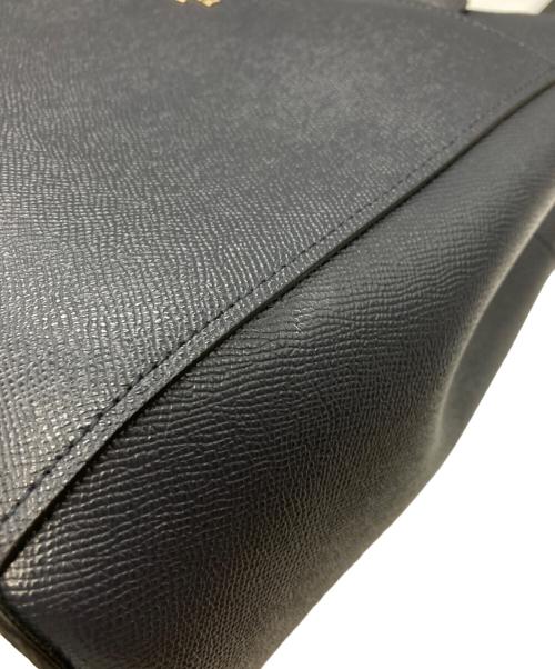 COACH（コーチ）COACH (コーチ) クロスグレインレザー トートバッグ/コーチ/F31474 ネイビーの古着・服飾アイテム