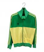 adidasアディダス）の古着「トラックジャケット/アディダス」｜グリーン×イエロー