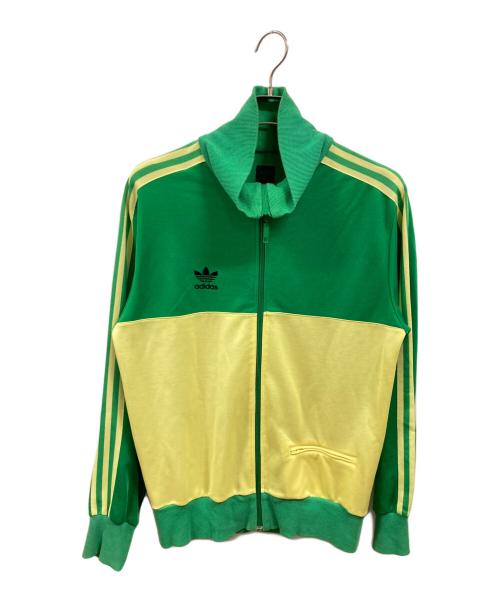 adidas（アディダス）adidas (アディダス) トラックジャケット/アディダス グリーン×イエロー サイズ:Ｍの古着・服飾アイテム