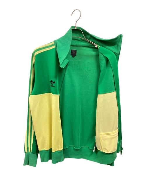 adidas（アディダス）adidas (アディダス) トラックジャケット/アディダス グリーン×イエロー サイズ:Ｍの古着・服飾アイテム