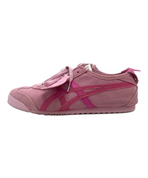 Onitsuka Tiger（オニツカタイガー）Onitsuka Tiger (オニツカタイガー) patou (パトゥ) ローカットスニーカー/オニツカタイガー/パトゥ/1183C380/MEXICO'66 ピンク サイズ:24.5cmの古着・服飾アイテム