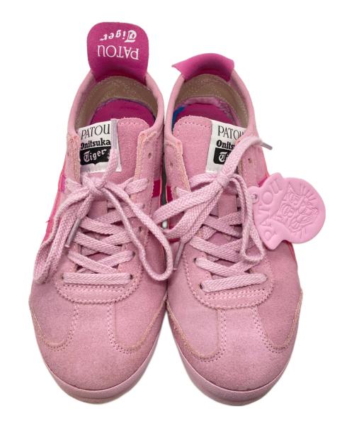 Onitsuka Tiger（オニツカタイガー）Onitsuka Tiger (オニツカタイガー) patou (パトゥ) ローカットスニーカー/オニツカタイガー/パトゥ/1183C380/MEXICO'66 ピンク サイズ:24.5cmの古着・服飾アイテム
