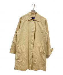 BURBERRY BLUE LABEL（バーバリー ブルー レーベル）の古着「裏ノバチェックステンカラーコート/バーバリーロンドンブルーレーベル/FNF-38-510」｜ベージュ