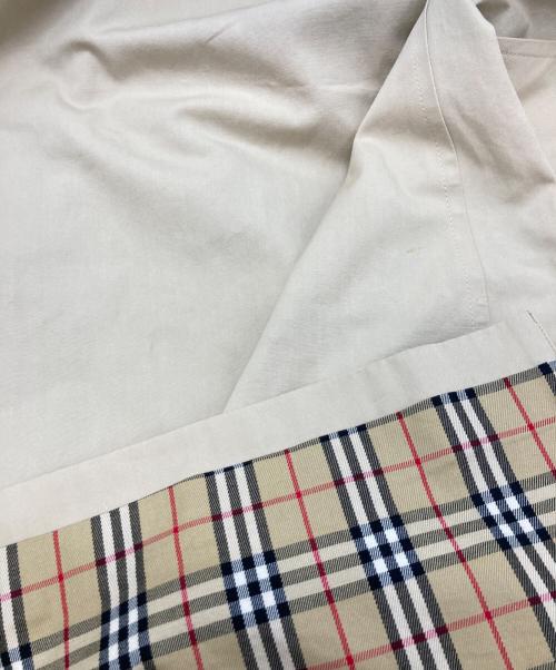 BURBERRY BLUE LABEL（バーバリー ブルー レーベル）BURBERRY BLUE LABEL (バーバリーロンドンブルーレーベル) 裏ノバチェックステンカラーコート/バーバリーロンドンブルーレーベル/FNF-38-510 ベージュ サイズ:40の古着・服飾アイテム